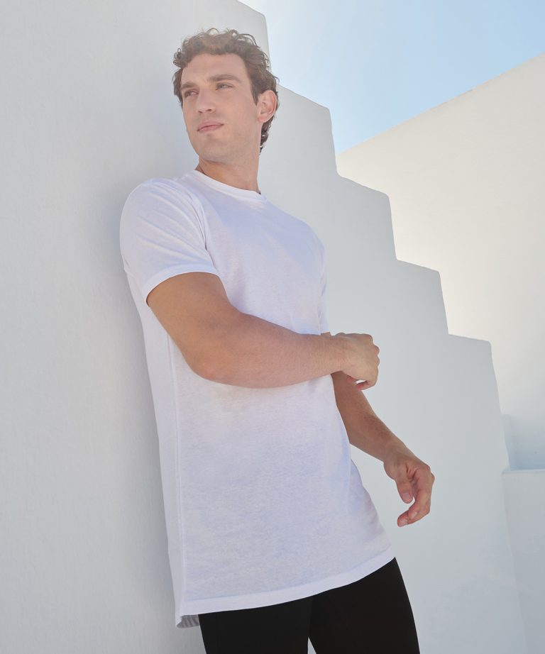Alternative view of Sf - Longline T - Shirt With Dipped Hem SF258