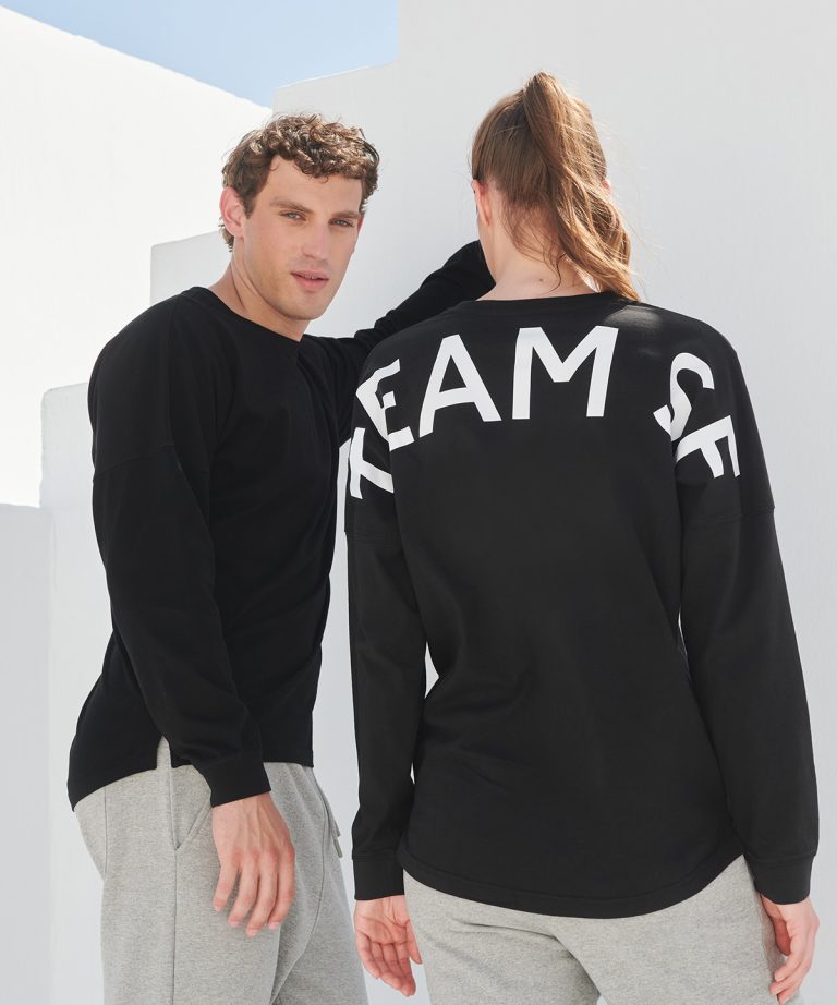 Sf &#8211; Unisex Drop Shoulder Slogan Top SF514, Vivid Promotion Workwear