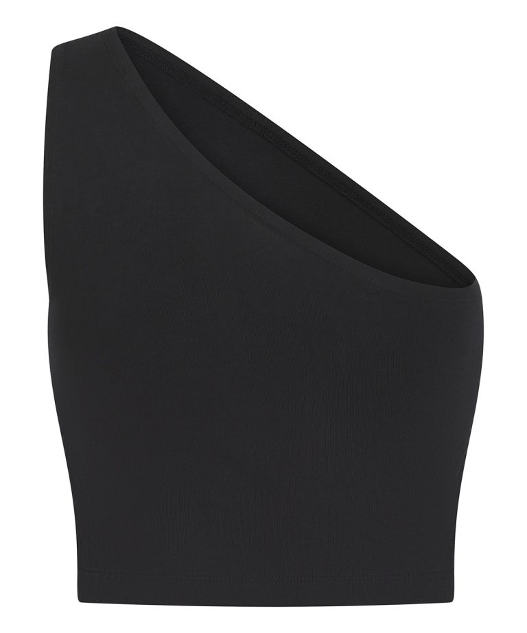 Sf &#8211; Womens One Shoulder Top SK116, Vivid Promotion Workwear