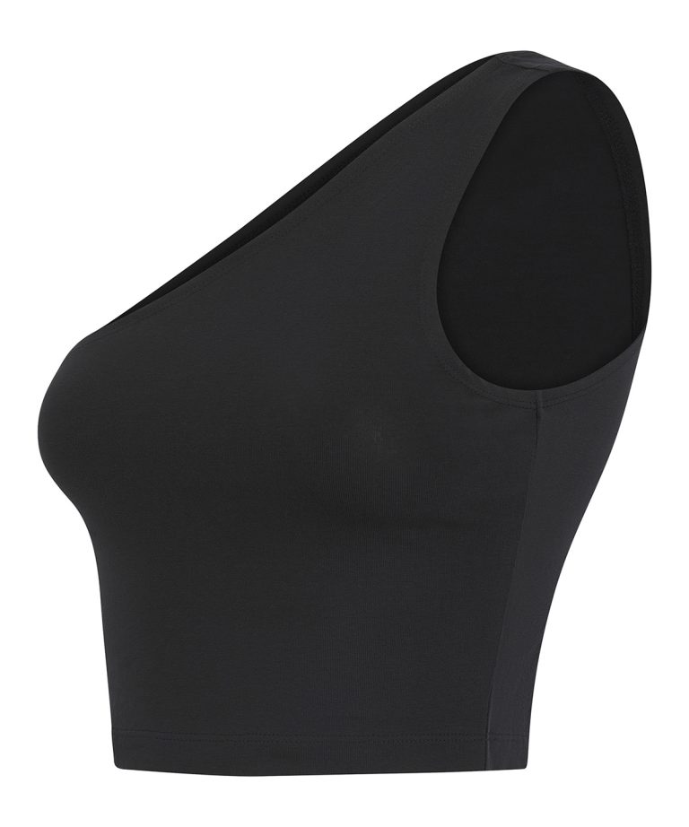 Sf &#8211; Womens One Shoulder Top SK116, Vivid Promotion Workwear