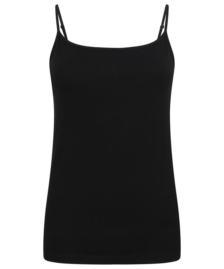 Alternative view of Sf - Womens Feel - Good Stretch Spaghetti Vest SK126