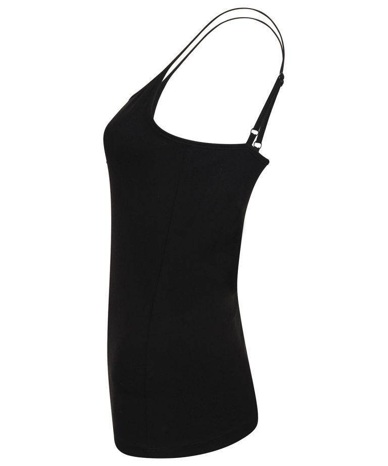 Sf &#8211; Womens Feel &#8211; Good Stretch Spaghetti Vest SK126, Vivid Promotion Workwear