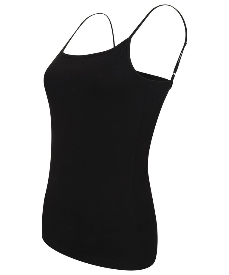 Sf &#8211; Womens Feel &#8211; Good Stretch Spaghetti Vest SK126, Vivid Promotion Workwear