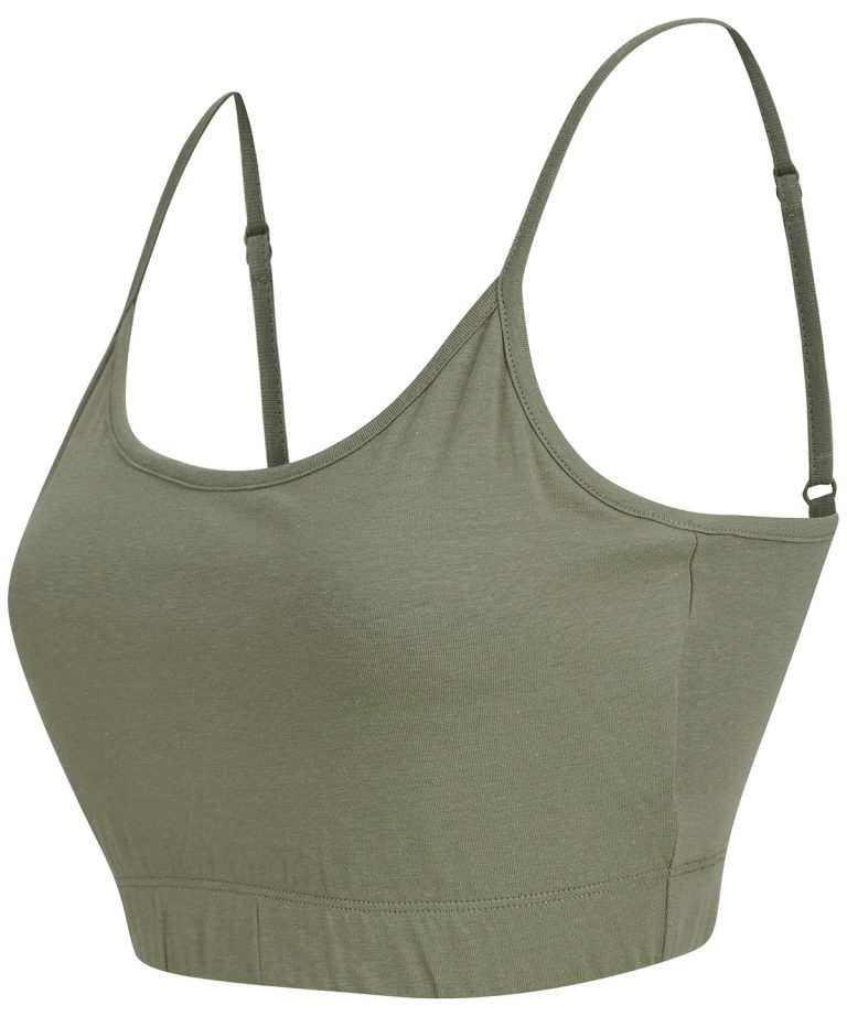 Sf &#8211; Womens Sustainable Fashion Cropped Cami Top With Adjustable Straps SK230, Vivid Promotion Workwear