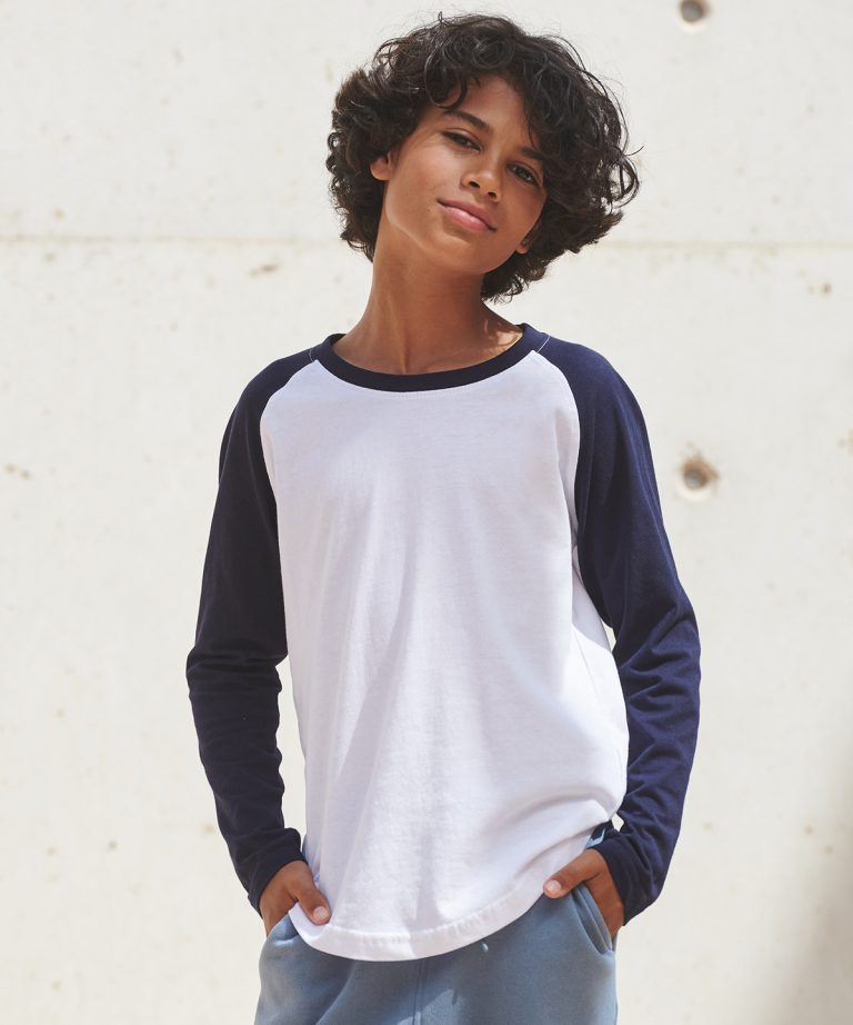 Sf - Kids Long Sleeve Baseball T SM271