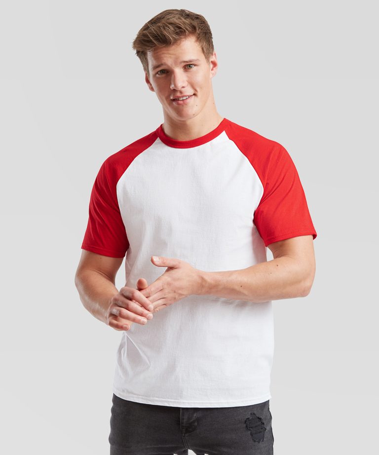 Fruit Of The Loom - Short Sleeve Baseball T SS026