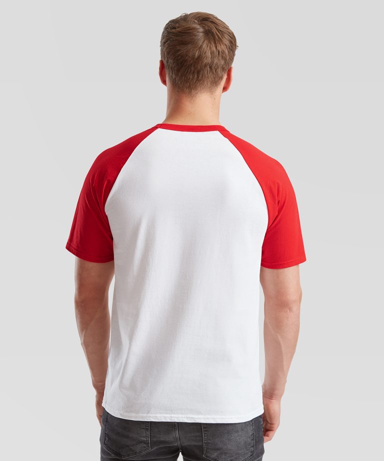 Alternative view of Fruit Of The Loom - Short Sleeve Baseball T SS026