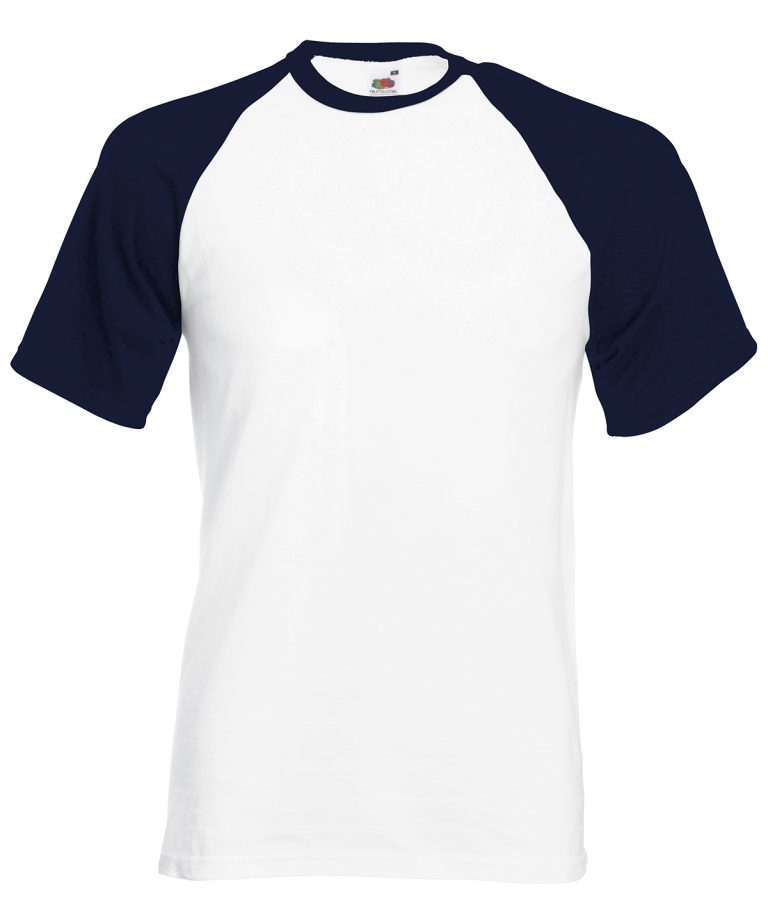 Fruit Of The Loom &#8211; Short Sleeve Baseball T SS026, Vivid Promotion Workwear