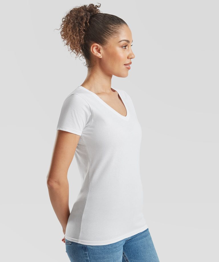 Alternative view of Fruit Of The Loom - Womens Valueweight V - Neck T SS047