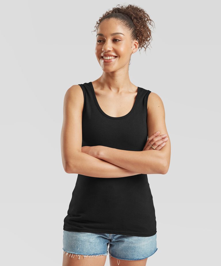 Fruit Of The Loom &#8211; Womens Valueweight Vest SS051, Vivid Promotion Workwear