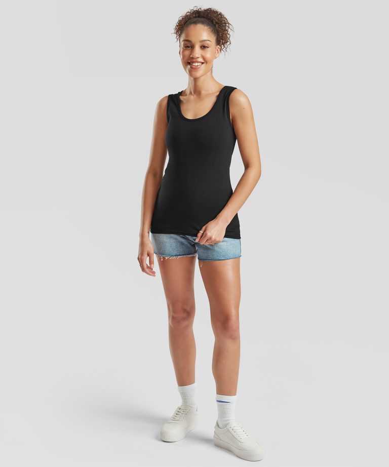 Fruit Of The Loom &#8211; Womens Valueweight Vest SS051, Vivid Promotion Workwear