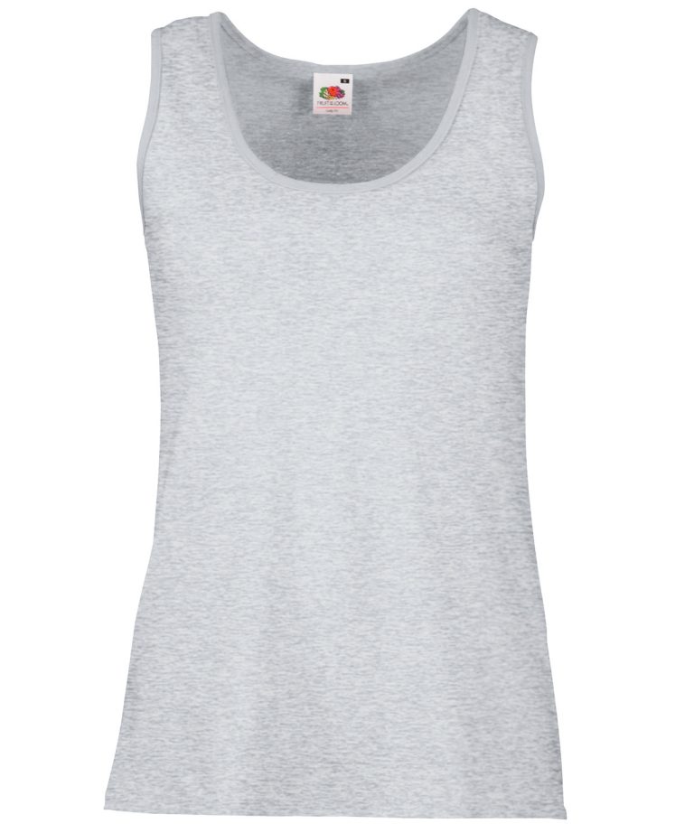 Fruit Of The Loom &#8211; Womens Valueweight Vest SS051, Vivid Promotion Workwear
