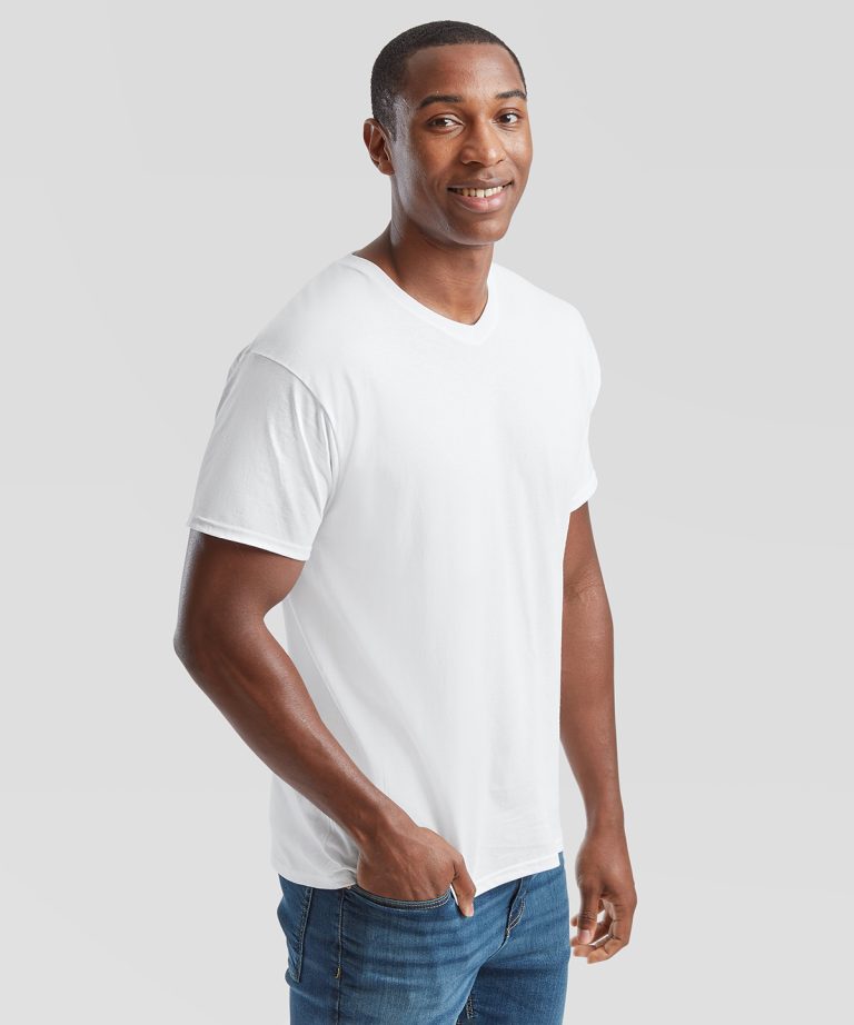 Alternative view of Fruit Of The Loom - Original V - Neck T SS068