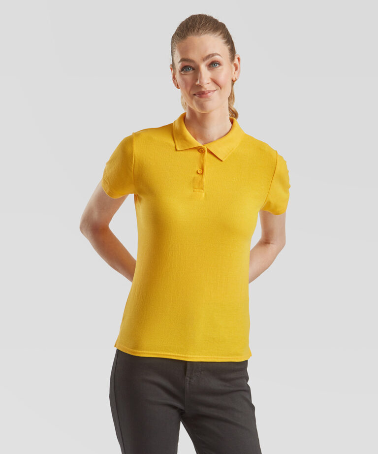 Fruit of the Loom Women&#8217;s 65 35 polo SS212, Vivid Promotion Workwear