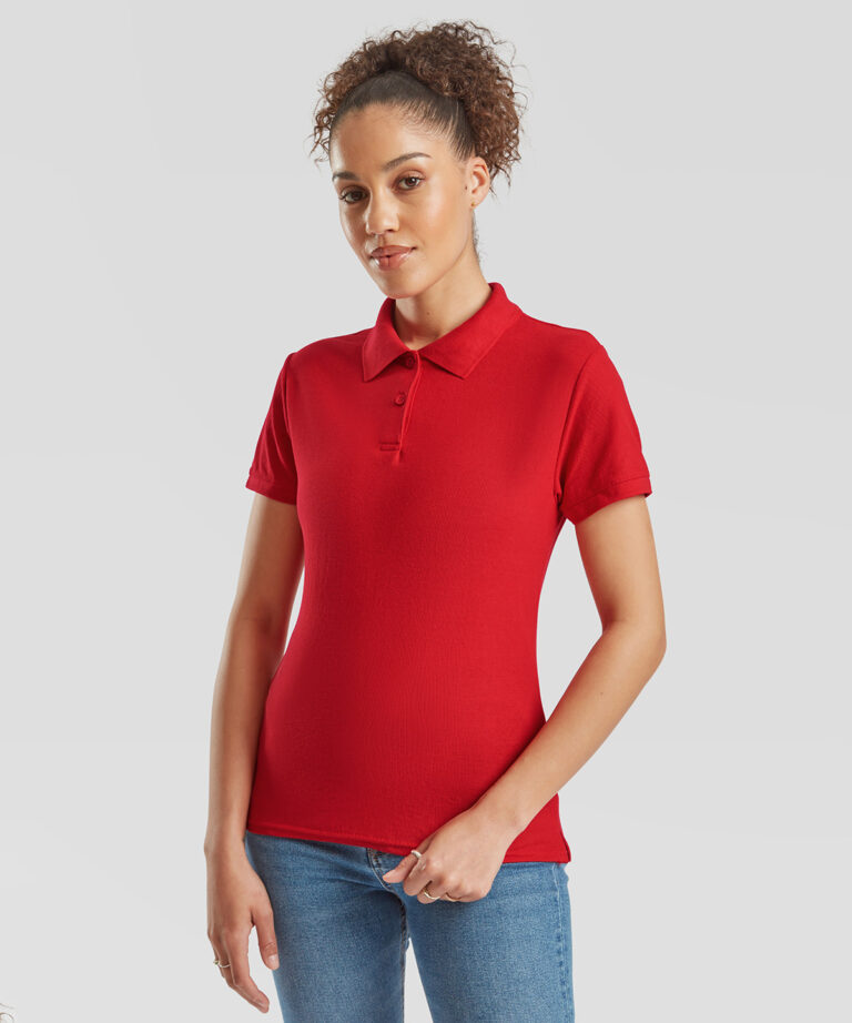 Fruit of the Loom Women&#8217;s 65 35 polo SS212, Vivid Promotion Workwear