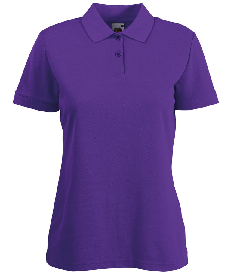Fruit of the Loom Women&#8217;s 65 35 polo SS212, Vivid Promotion Workwear
