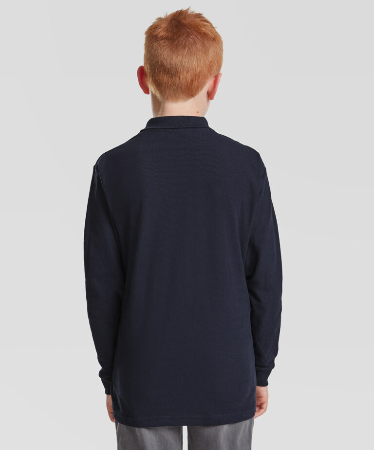 Alternative view of Fruit of the Loom Kids long sleeve 65 35 polo SS320