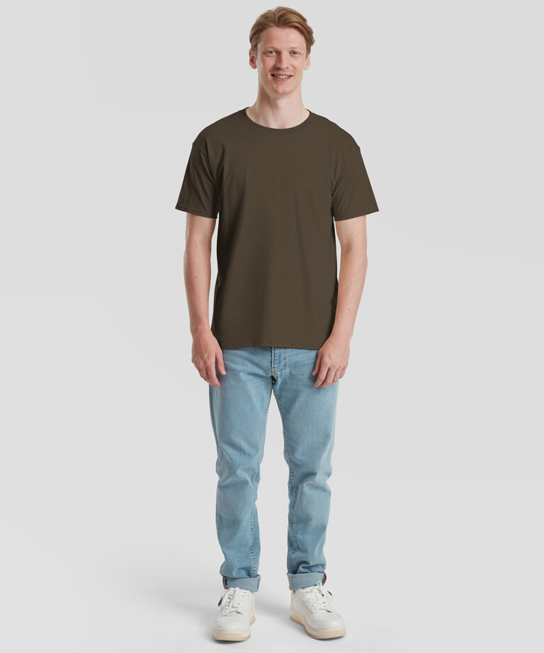 Alternative view of Fruit of the Loom Iconic 195 ringspun premium T SS422