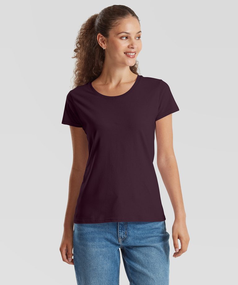 Fruit Of The Loom - Womens Iconic 195 Ringspun Premium T - Shirt SS424