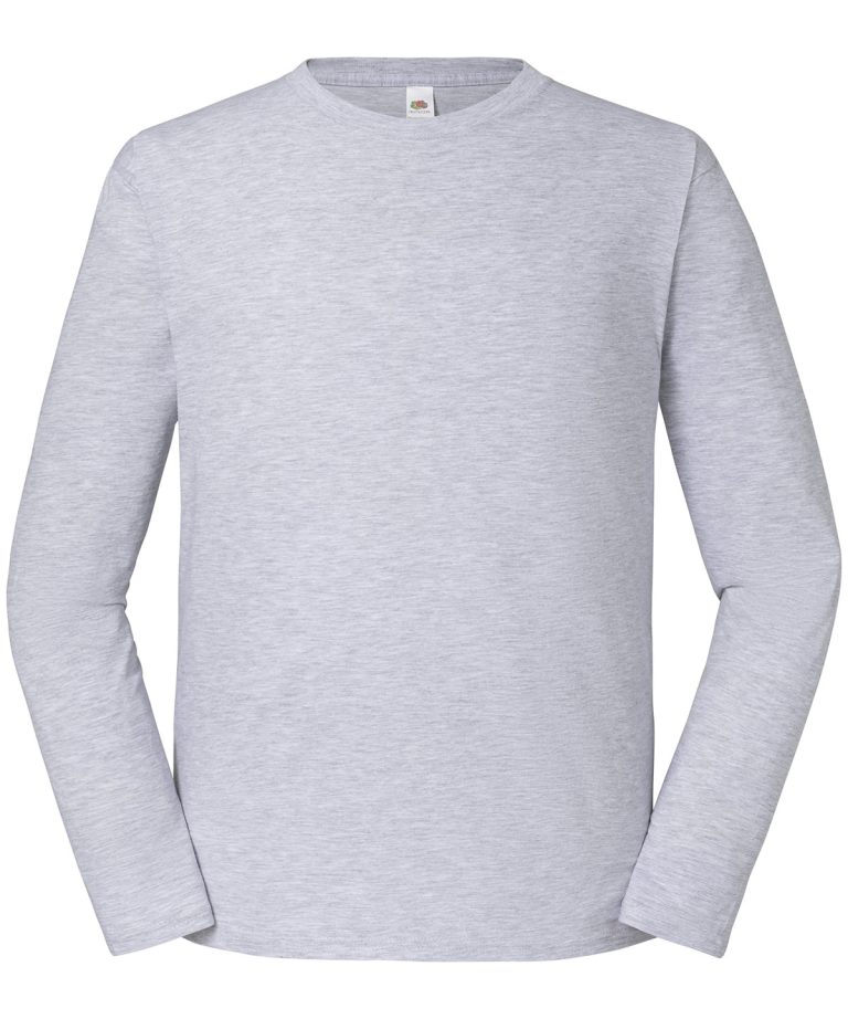 Fruit Of The Loom &#8211; Iconic 195 Ringspun Premium Long Sleeve T SS434, Vivid Promotion Workwear