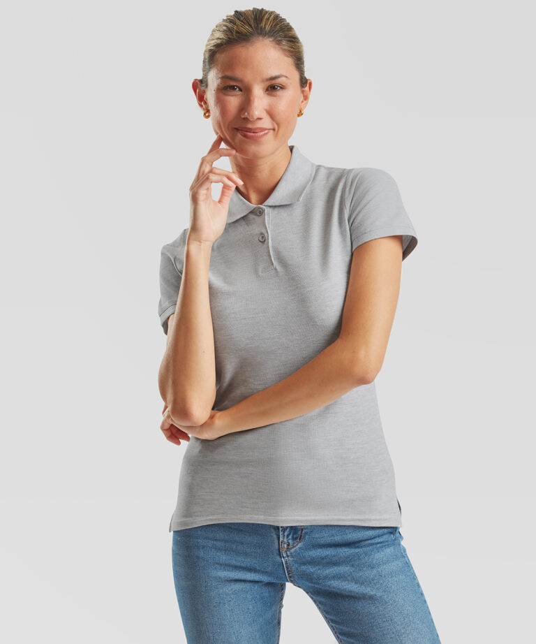 Fruit of the Loom Women&#8217;s premium polo SS505, Vivid Promotion Workwear