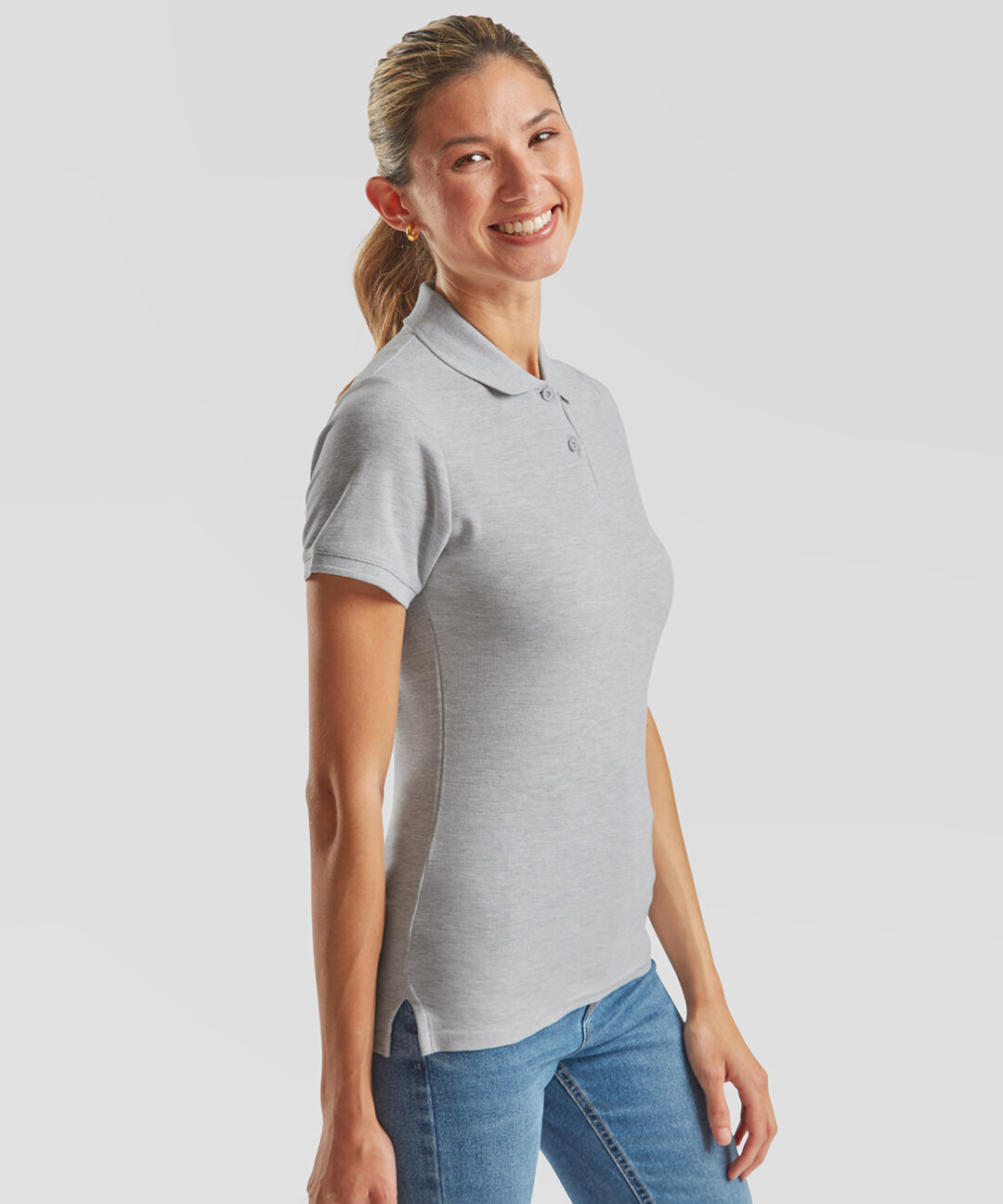 Fruit of the Loom Women&#8217;s premium polo SS505, Vivid Promotion Workwear