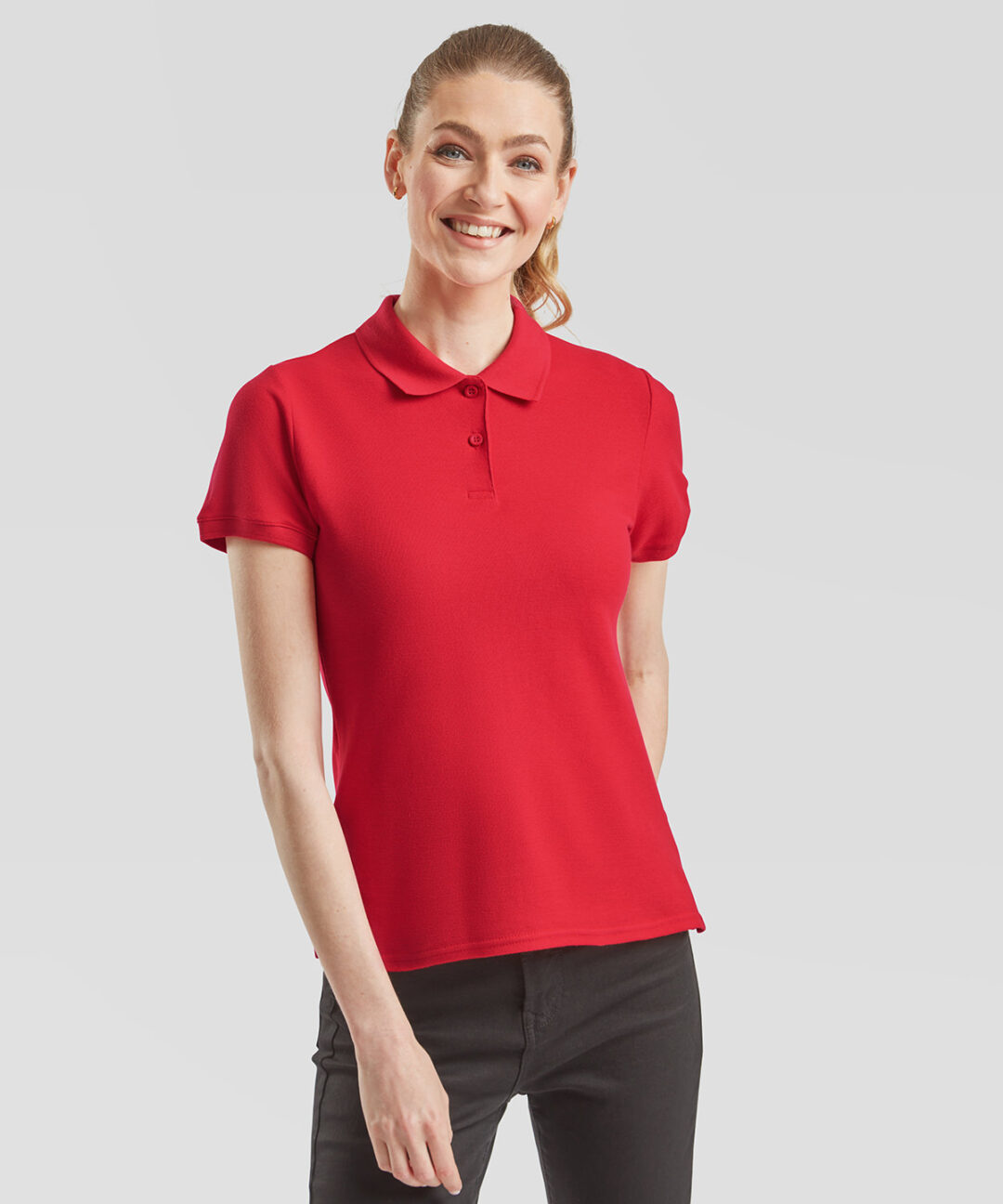 Fruit of the Loom Women&#8217;s premium polo SS505, Vivid Promotion Workwear