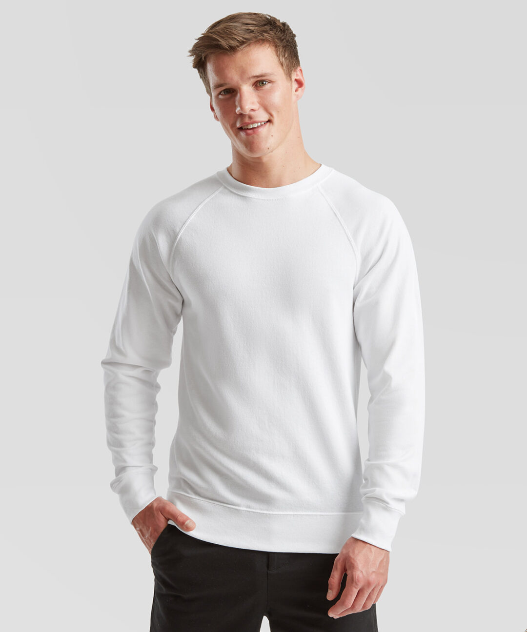 Fruit of the Loom Lightweight raglan sweatshirt SS970, Vivid Promotion Workwear