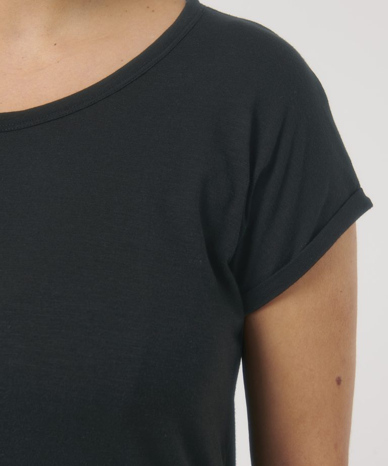 Stanely/Stella – Womens Stella Rounders Slub Rolled Sleeve Slub T – Shirt (Sttw112) SX084, Vivid Promotion Workwear Stanely/Stella – Womens Stella Rounders Slub Rolled Sleeve Slub T – Shirt (Sttw112) SX084, Vivid Promotion Workwear
