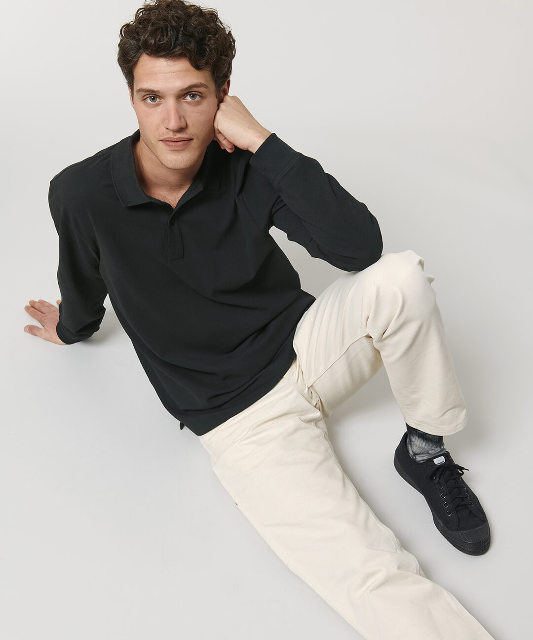 Stanley/Stella Prepster long sleeve unisex polo (STPU332) SX127, Vivid Promotion Workwear