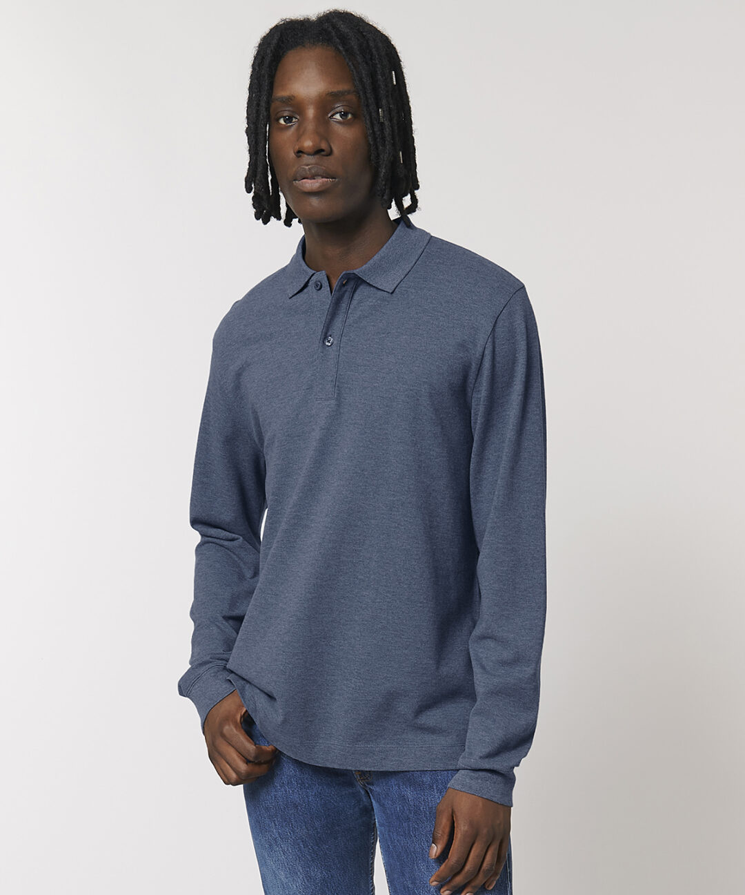 Stanley/Stella Prepster long sleeve unisex polo (STPU332) SX127, Vivid Promotion Workwear