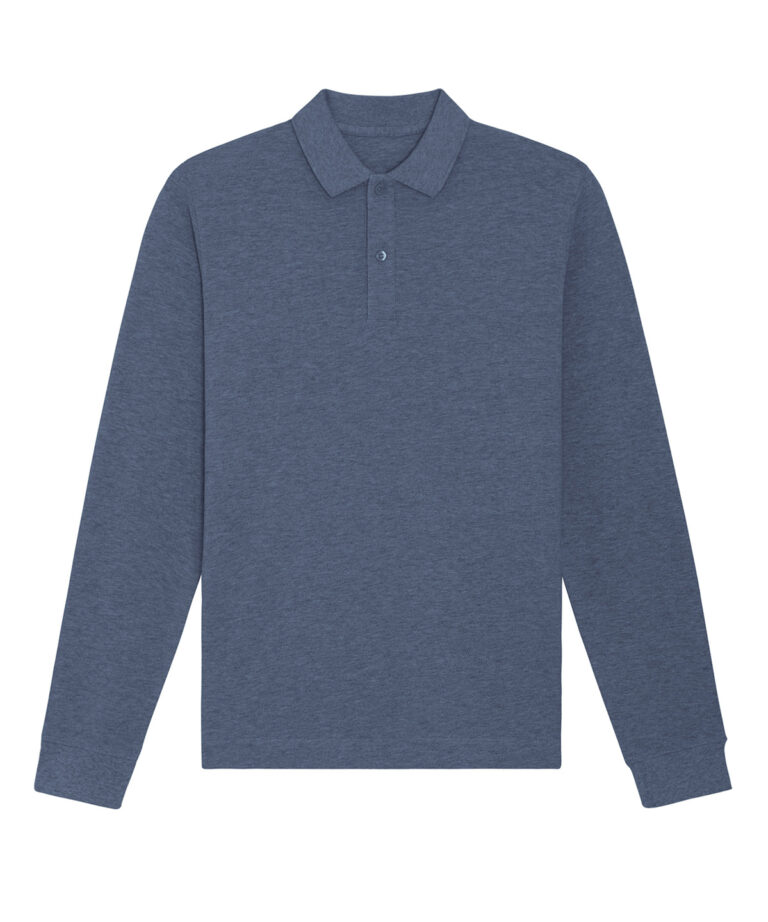 Stanley/Stella Prepster long sleeve unisex polo (STPU332) SX127, Vivid Promotion Workwear