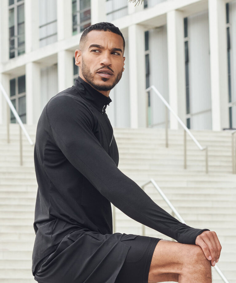 Tombo Long sleeved ? zip top TL562