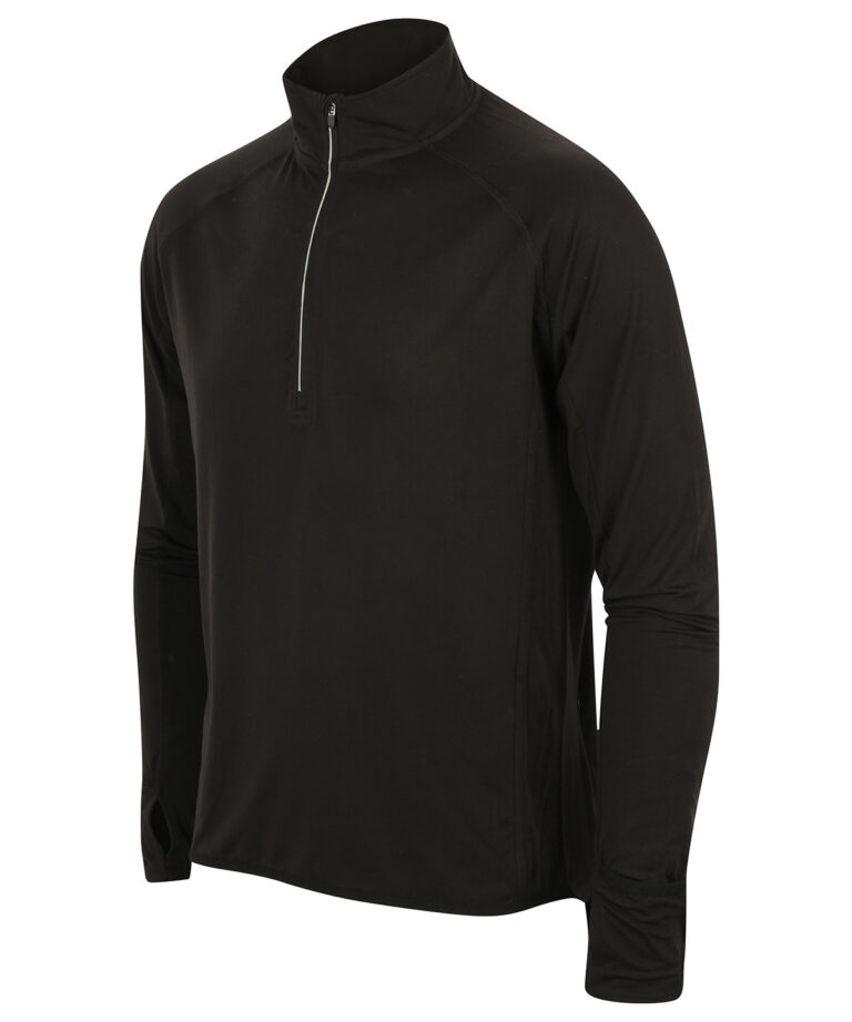 Tombo Long sleeved ? zip top TL562, Vivid Promotion Workwear