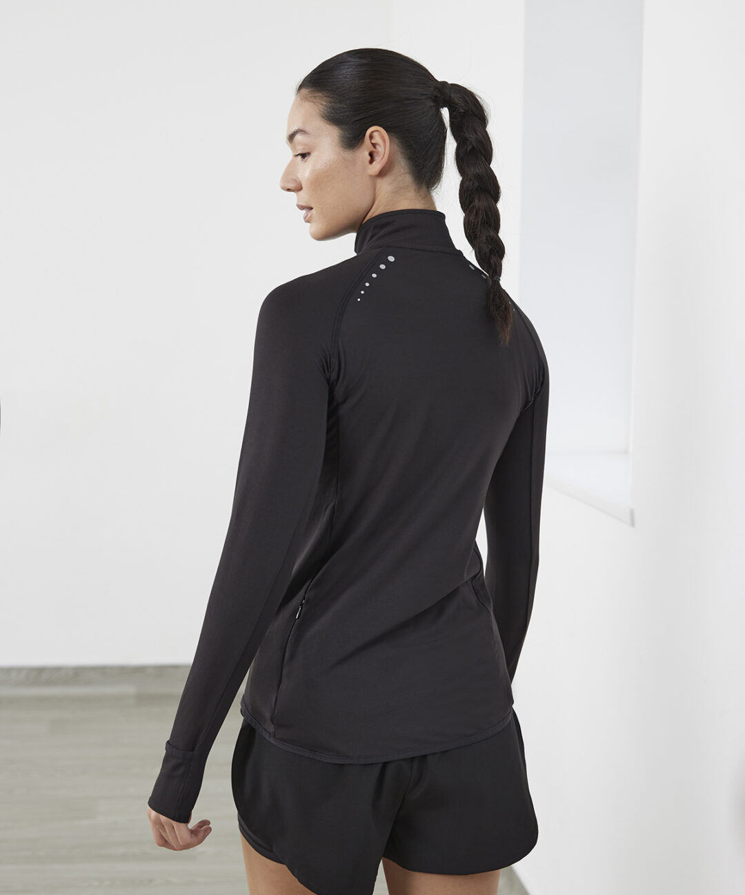Tombo Women&#8217;s long sleeved zip top TL563, Vivid Promotion Workwear