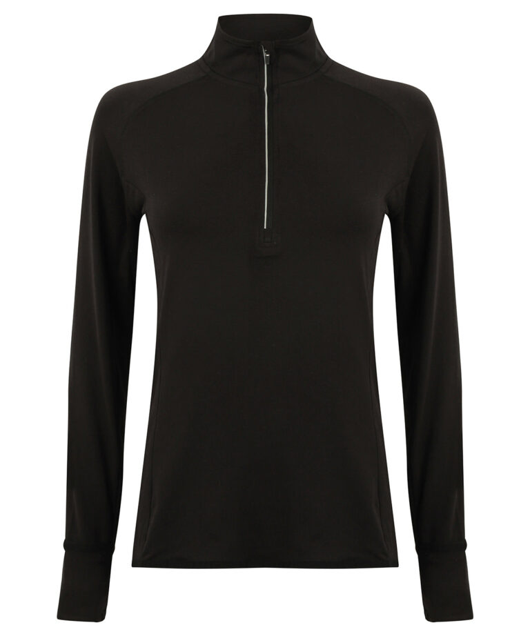 Alternative view of Tombo Women's long sleeved ? zip top TL563