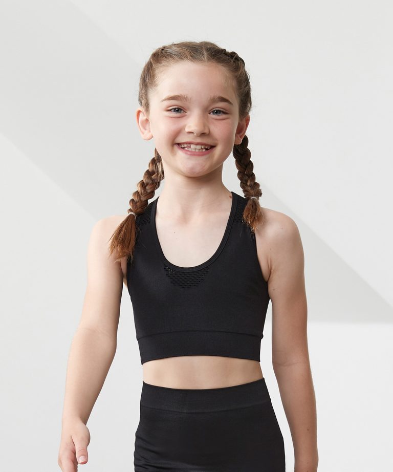 Tombo - Kids Seamless Crop Top TL697
