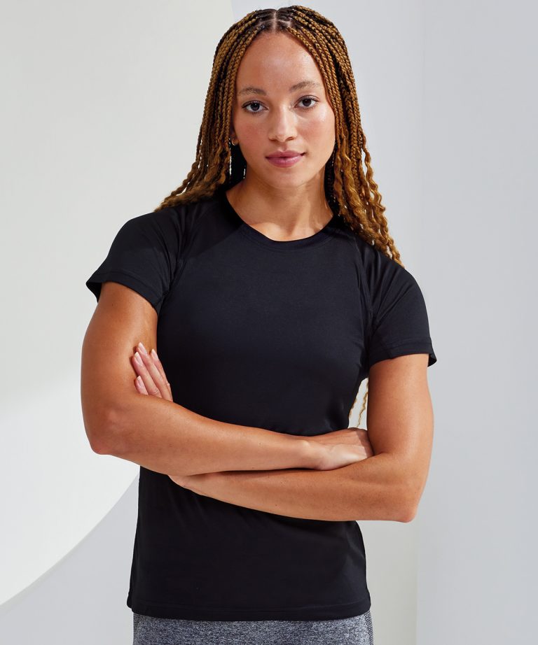 Tridri &#8211; Womens Tridri Panelled Tech Tee TR021, Vivid Promotion Workwear