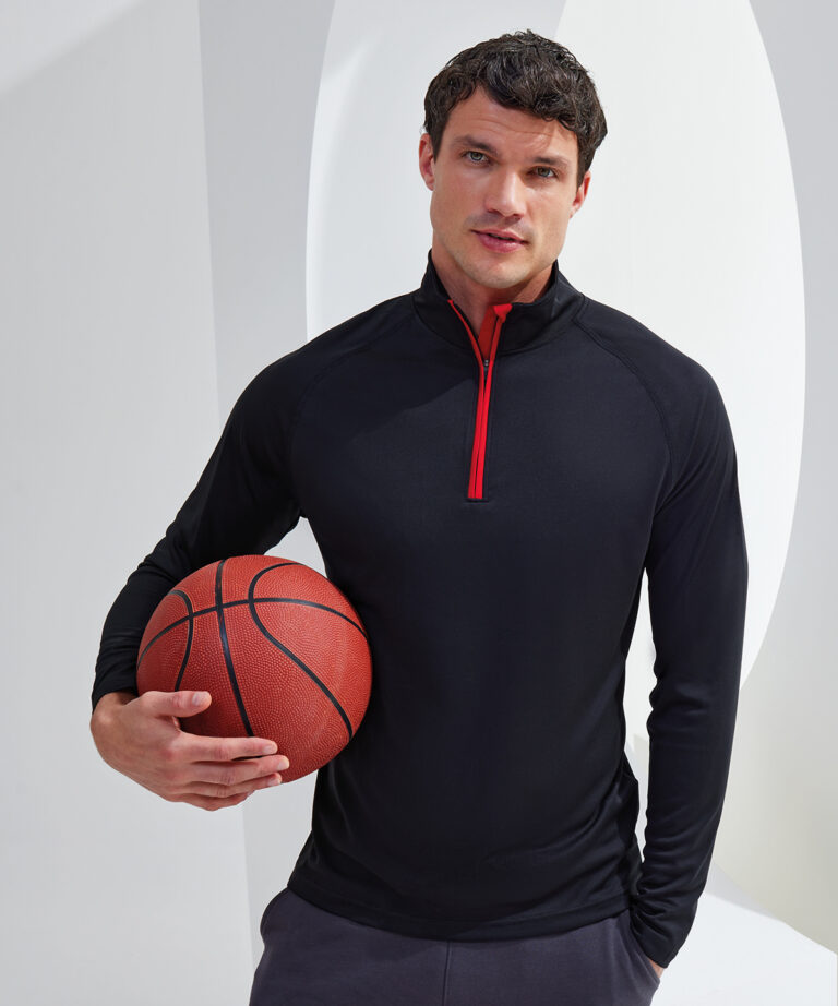 TriDri TriDri long sleeve performance zip TR110, Vivid Promotion Workwear
