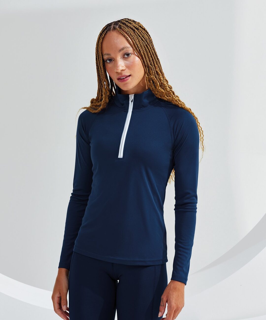 TriDri Women&#8217;s TriDri long sleeve performance zip TR120, Vivid Promotion Workwear