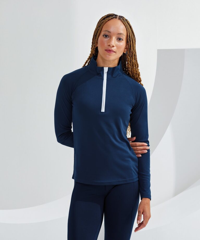 TriDri Women&#8217;s TriDri long sleeve performance zip TR120, Vivid Promotion Workwear
