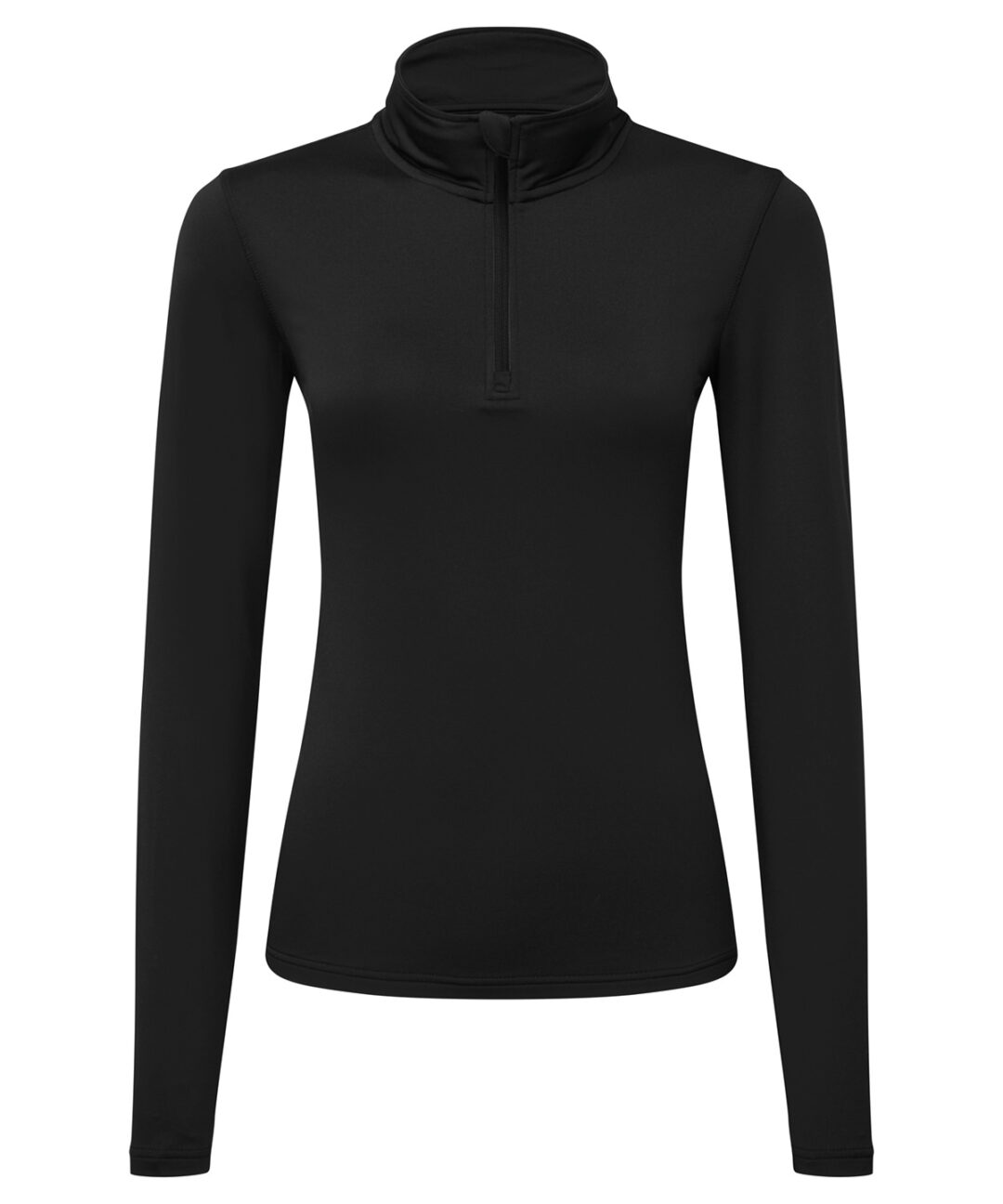 TriDri Womens TriDri recycled long sleeve brushed back ? zip top TR121, Vivid Promotion Workwear