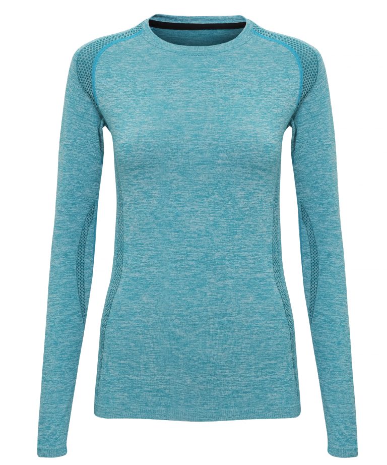 Tridri &#8211; Womens Tridri Seamless 3D Fit Multi &#8211; Sport Performance Long Sleeve Top TR203, Vivid Promotion Workwear