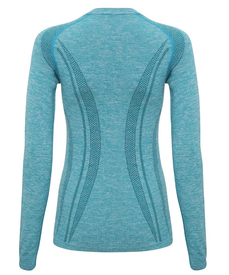 Tridri &#8211; Womens Tridri Seamless 3D Fit Multi &#8211; Sport Performance Long Sleeve Top TR203, Vivid Promotion Workwear