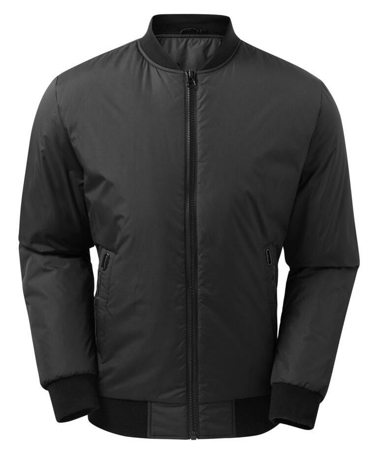Alternative view of 2786 Delta plain bomber jacket TS035
