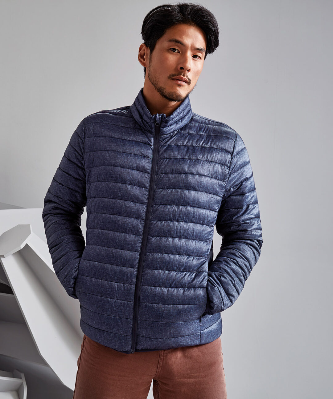 2786 Melange padded jacket TS037, Vivid Promotion Workwear