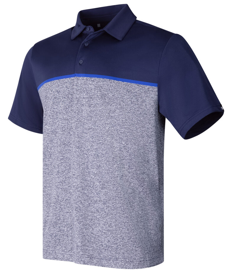 Under Armour Golf UA playoff 3.0 stripe polo LB  edge lit UG003