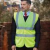 Yoko Multifunctional executive hi vis waistcoat (HVW801) YK002, Vivid Promotion Workwear