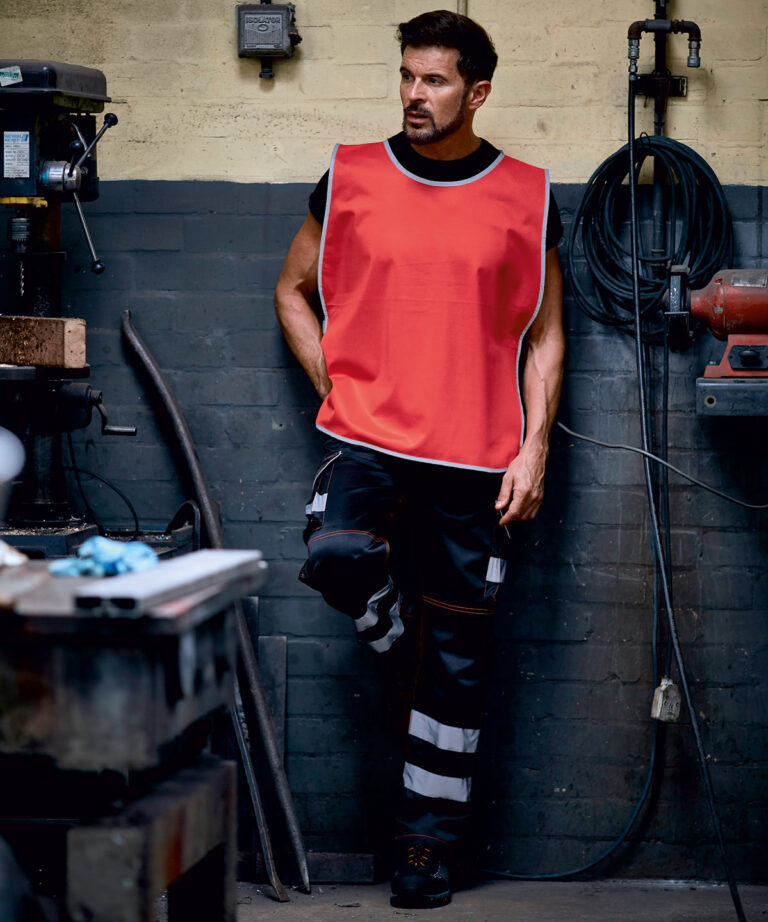 Alternative view of Yoko Hi vis reflective border tabard (HVJ259) YK009