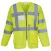 Yoko Flame retardant hi vis sleeveless waistcoat (HVW100FR) YK016, Vivid Promotion Workwear